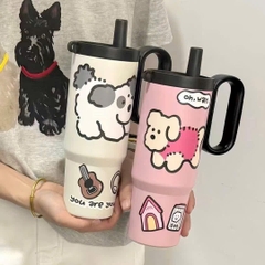 Bình Nước Giữ Nhiệt Quai Cầm Lucky Chain 720ML 15506