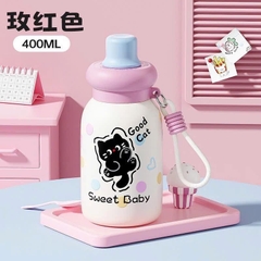 Bình Giữ Nhiệt Hoạt Hình 400Ml Nắp Núm Vú 17328