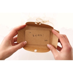 Thiệp Giấy Vintage Kèm Hoa Khô ( 7X 10.5cm) 3145