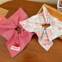 Cột Tóc Vải Scrunchies Vải Dạng Vuông Đủ Mẫu 15345