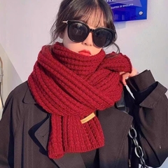 Khăn Len Choàng Cổ Trơn Tag Handmade 20*150cm 16443