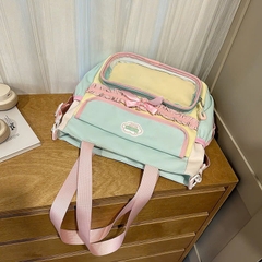 Túi Vải Học Thêm Nuoyjia Viền Bèo Nhún Gắn Nơ Ruy Băng 15645