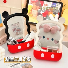 Gương Trang Điểm Để Bàn Mickey Có Hộc Đựng Dễ Thương 17135