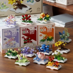 Mô Hình Lego 3D Lắp Ráp Hoa WORLD BOOK DAY 17115