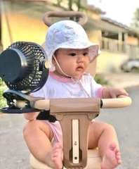 Quạt Kẹp Bàn Mini Màu Trơn Strong Wind 17598