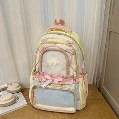 Balo NUOYJIA Viền Bèo Nhún Gắn Nơ Ruy Băng 15644