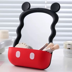 Gương Trang Điểm Để Bàn Mickey Có Hộc Đựng Dễ Thương 17135