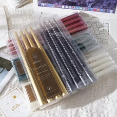 Hộp 4 Cây Nến Sáp Kiểu Châu Âu 2.2*30cm Taper Candle 16510