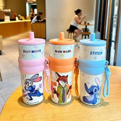 Ly Giữ Nhiệt Nắp Nhựa Nick Judy 710Ml Có Đệm Giữa Kèm Quai Xách 17574