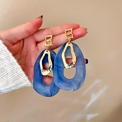 Bông Tai DD Vòng Cá Tính Nhựa 15680