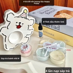 Set Nến Thơm Bé Cún Gồm 6 Nến & Hộp 16505