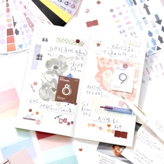 Sổ 30 Tấm Basic Materuals Sticker Note Ghi Chú Đánh Dấu Tiện Lợi 15640