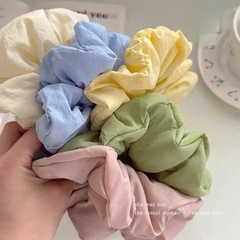 Cột Tóc Vải Scrunchies Voan Bóng Trơn FMDREA 16679