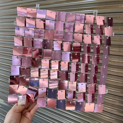 Rèm Phông Nhựa Kim Tuyến Lấp Lánh 30*30cm - Hồng 16563