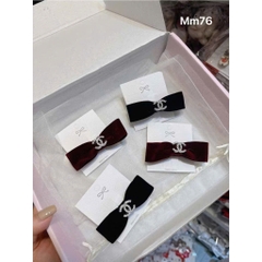 Kẹp Tóc Mái Mỏ Vịt Nơ Nhung Đính Charm 16501