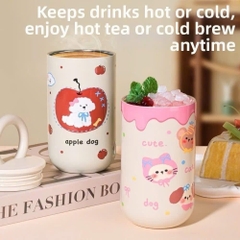 Bình Giữ Nhiệt Inox Trụ Tròn Quai Nắm Trên Đủ Mẫu 16722