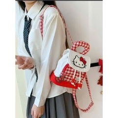Balo Mini Kitty Caro Đỏ Dây Rút Cute 15713