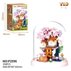 Mô Hình Lego 3D Lắp Ráp Hoa Lồng Kính Capybara 16062
