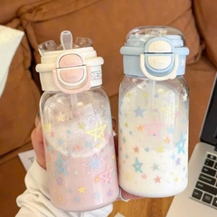 Bình Nước Nhựa Trong Suốt Hoạt Hình Đủ Mẫu 500Ml 17591