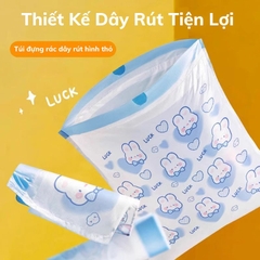 Cuộn 50 Túi Rác Dây Rút Hình Thỏ 13604