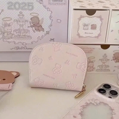 Ví Ngắn Gấu Bear Bear Hồng Khóa Kéo Nhiều Ngăn Kiểu Bầu 16269