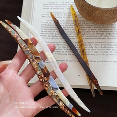 Trâm Cài Tóc Nhựa Xà Cừ Ngã Sóng Phong Cách Trung Hoa 16144