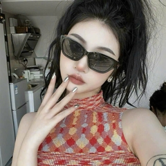 Kính Mát Thời Trang Gọng Móc Xích Vàng Nối 16669