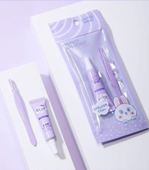 Keo Dán Mi LMLTOP Tím Kèm Nhíp Gắp 16395