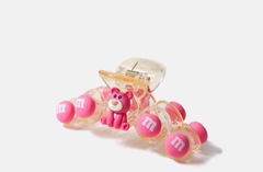 Kẹp Tóc Càng Cua Nhiều Răng Charm Gấu Dâu/4M 8772