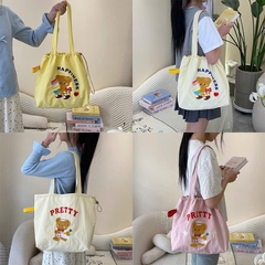 Túi Tote Thêu Nổi Dây Rút Hàng Đẹp 17500