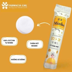 Bông Tẩy Trang 150 Miếng MINHO Cam 15697