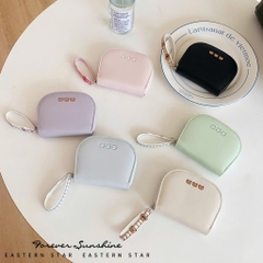 Ví Ngắn 3 Mặt Gấu Khóa Kéo Nhiều Ngăn Kiểu Bầu 16410