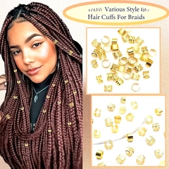Set 20 Cái Kẹp Tóc Kim Loại Dreadlock Phong Cách 15256