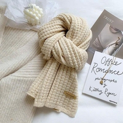 Khăn Len Choàng Cổ Trơn Tag Handmade 20*150cm 16443