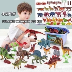 Hộp Đồ Chơi 46 Chi Tiết Động Vật Khủng Long 17136