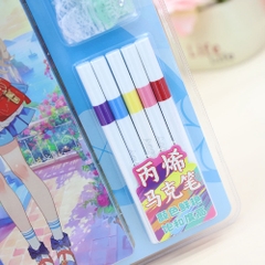 Bộ Tranh Tô Màu Trang Điểm 5+ CADPA Cho Bé 16539