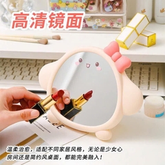 Gương Để Bàn Tai Dài Nơ Đỏ 15502