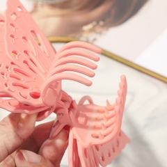 Kẹp Tóc Hình Bướm Nhám Lỗ 14.5*13cm Thời Trang 12825