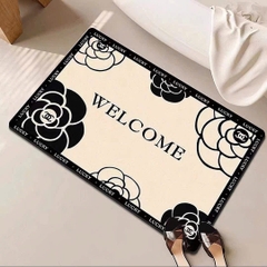 Thảm Lau Chân Chống Trượt Họa Tiết Thương Hiệu 16105