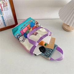 Túi Vải Cầm Tay In Họa Tiết Hoạt Hình 24*13*21cm 15577