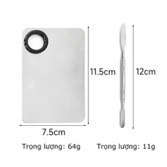 Bộ Dụng Cụ Inox Trộn, Tán Kem Nền Kèm Thìa Trộn - Nhỏ 16260