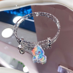 Vòng Tay Xoắn Điều Chỉnh Gắn Charm Hoạt Hình 13598