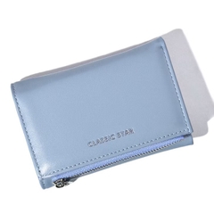 Ví Ngắn Gập Da Đẹp CLASSIC STAR Khoá Kéo 17990
