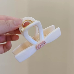 Kẹp Tóc Nhựa Cung Mini 8cm Đính Charm Đủ Mẫu 16334