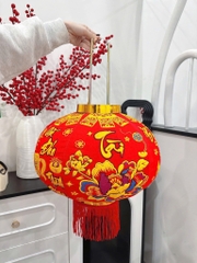Đèn Lồng Cầu Nhung To Đẹp 60Cm 16656