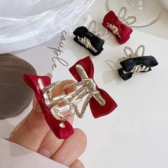Kẹp Tóc Sắt Càng Cua Mini Đính Đá Phối Nơ 9895