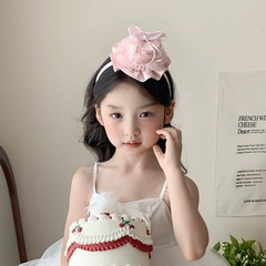 Cài Tóc Bánh Sinh Nhật Đính Ngọc Trai Màu Hồng 17395