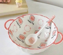 Bát / Tô Sứ Viền Bèo Có Quai Cầm Đủ Mẫu 16278
