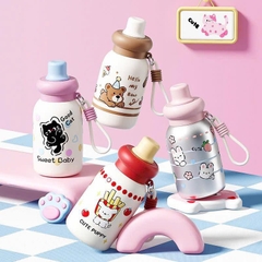 Bình Giữ Nhiệt Hoạt Hình 400Ml Nắp Núm Vú 17328