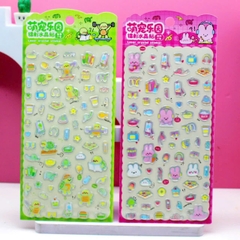 Sticker Nhựa Cứng Dẹp 3D Cute 16513